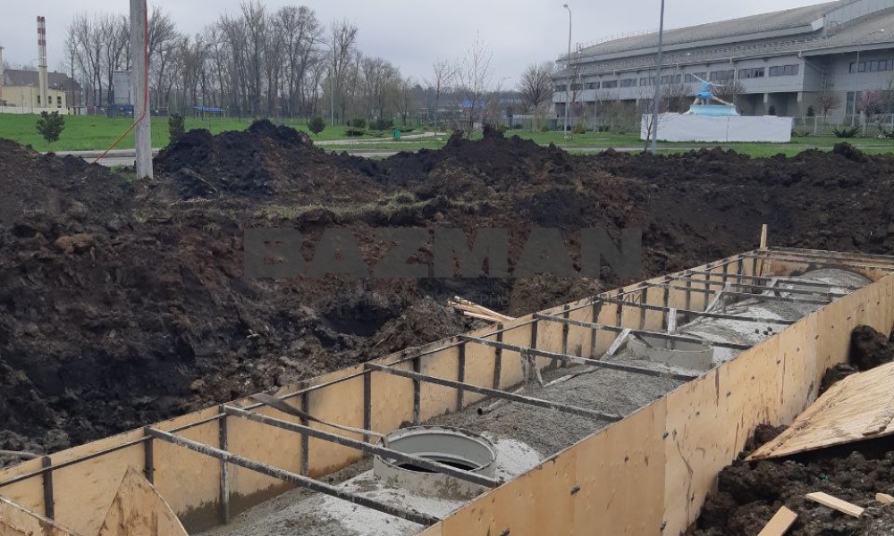 Производство и монтаж КНС и очистных сооружений 30 л/сек при высоком уровне грунтовых вод за 18 часов без водопонижения